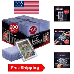 Double-Layer Card Protection System – 200 Transparent Holders for Collectibles