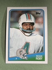 Reggie Roby 1988 Topps Miami Dolphins #195 MM583