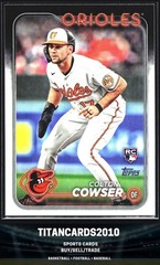 Colton Cowser 2024 Topps Rookie RC Baltimore Orioles #257