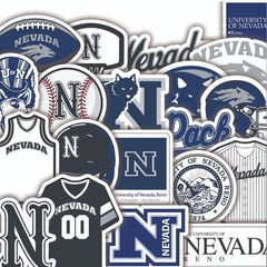 Nevada Wolf Pack Vinyl Stickers – Set of 20 NCAA College Basketball Football