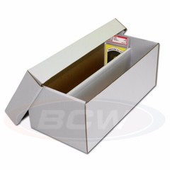 BCW Shoe Storage Box (1,600 CT) Holds over 300 3×4 toploads Sports/Trading Cards