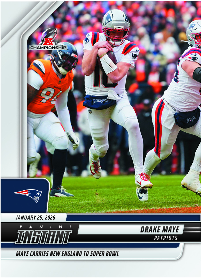 2025-26 Panini Instant NFL #431 Drake Maye New England Patriots