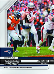 2025-26 Panini Instant NFL #431 Drake Maye New England Patriots