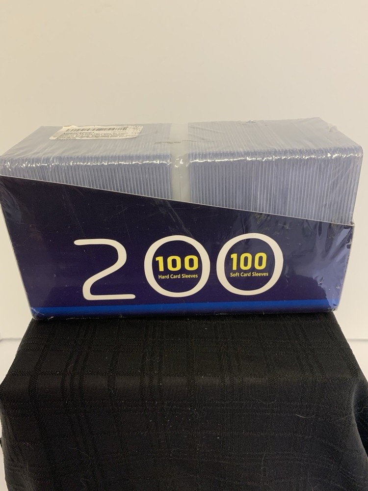 200 Card Sleeves Top Loads for Cards, 3″x4″ 100 Top Loaders + 100 Soft Sleeves