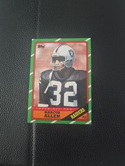 Marcus Allen 1986 Topps Los Angeles Raiders #62 MM332