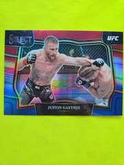 2023 Select UFC Octagonside Justin Gaethje #288 Red White Blue Prizm 📈