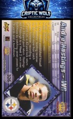 1997 Pacific Crown Collection #326 Andre Hastings Silver Pittsburgh Steelers