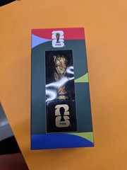 NEW FIFA World Cup 2026 Soccer 3D Trophy Replica with Pedestal 3 inches
