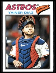 2026 Topps Heritage 219 Yainer Diaz Houston Astros Short Print SP