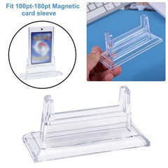 1-50PCS Acrylic Card Stands For 100pt-180pt Magnetic Card Sleeves