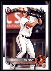 2025 Bowman Draft Paper Ike Irish Orioles BD-16 5 card lot
