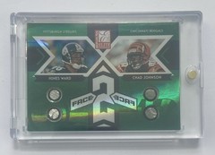 2005 Donruss Elite Face 2 Face Insert #d /125 Chad Johnson, Hines Ward Facemasks