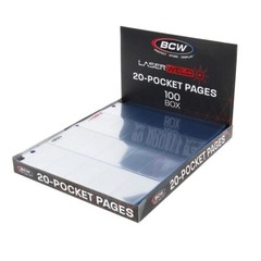 400 Tobacco Card T206 Album Pages 20 Pockets BCW Poly Sheets For 3 Rings Binder