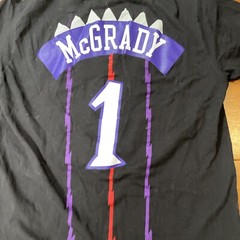 Mitchell & Ness Men’s Small Black Toronto Raptors Tracy McGrady #1 Jersey Shirt