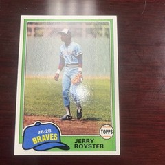 1981 Topps Atlanta Braves You Pick the Player/Card