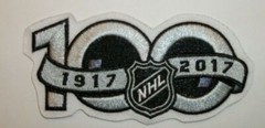 National Hockey League~NHL 100 Years~Embroidered Patch~3 7/8″ x 1 7/8″~Iron On