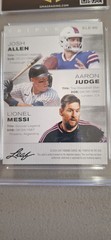 2024 Leaf Exclusive Legends Edition Allen/Judge/Messi #ele65 GMA Gem Mt 10