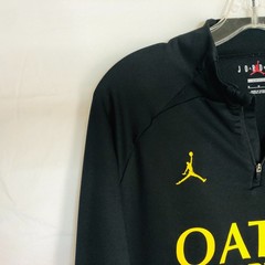 NIKE Jordan Paris Saint-Germain 1/4 Zip Pullover Long Sleeve Slim Fit Medium