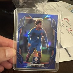 2024 Panini Prizm CONMEBOL Copa America Blue Prizm /110 Weston McKennie #152 USA