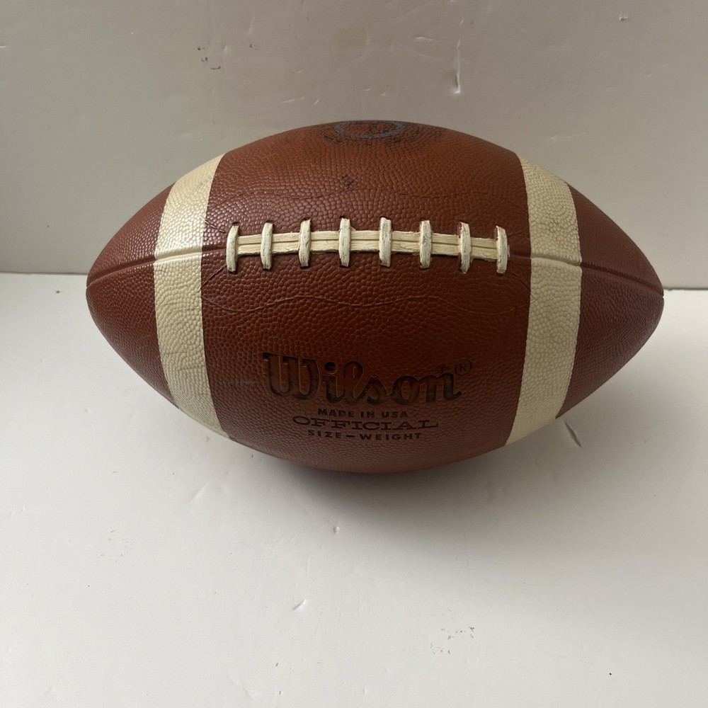 Vintage Wilson Top Notch Official Size-weight Football 13lbs