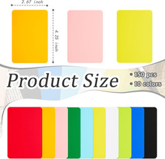 150 Pcs Tall Trading Card Dividers for Games Sports Baseball Cards, 2.7X4.2 Inch