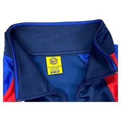 Club America CA Futbol Soccer Zip Up Jacket size XL Blue & Red Mexican League