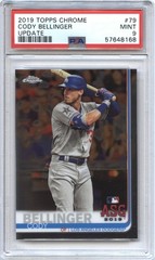 🔥 2019 Topps Chrome Cody Bellinger #79 PSA 9 MT Dodgers