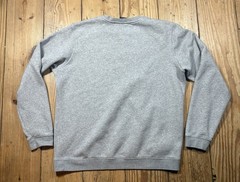 West Virginia Mountaineers Nike Sweatshirt L Gray Pullover Center Swoosh Adult