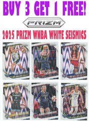2025 Panini Prizm WNBA WHITE SEISMIC (BUY 3 GET 1) You Pick/Complete Your Set