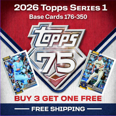 2026 Topps Series 1 Baseball Singles #176-350 Complete Your Set Buy 3 Get 1 FREE