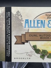 2021 Topps Allen & Ginter Joey Votto Johnny Bench Dual Auto Relic Booklet 9/10