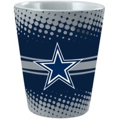 Dallas Cowboys Shot Glass Ceramic Full Wrap Series Collectible 2OZ NFL New