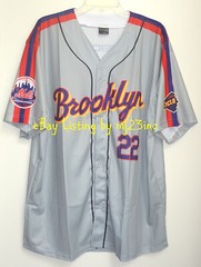 BROOKLYN CYCLONES GRAY ROAD BASEBALL JERSEY SGA ADULT SIZE XL NEW YORK METS MiLB