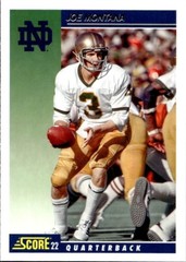 Joe Montana 2022 Chronicles Score 1992 Retro – #18 – Notre Dame Fighting Irish