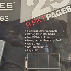 Ultra Pro 25 Page Platinum Series Hologram 9 Pocket Pages Holds 225 Cards