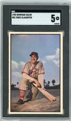 1953 Bowman #81 Enos Slaughter SGC EX 5
