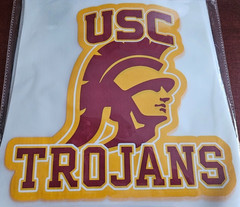 USC Trojans HUGE 12X12 DTF Heat Transfer Iron On FREE Shipping (AB5)
