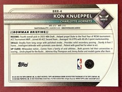 2025-26 Bowman Basketball – Kon Knueppel – RC – BRR-4 Red Rookie Refractor SSP