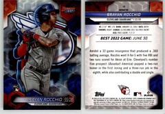 Brayan Rocchio 2023 Bowman’s Best Refractor #19 Guardians RC Rookie