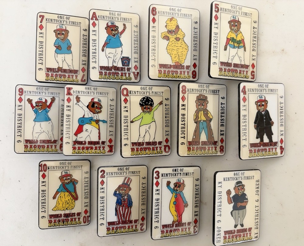 Little League Baseball Enamel Pin Lot Of 13 District 6 Kentucky World Series