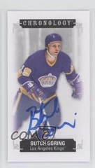 2018 Upper Deck Chronology Time Capsule Canvas Minis 12/15 Butch Goring Auto 2u9