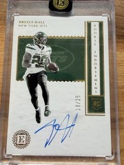 Panini 2022 Impeccable Breece Hall Jets Rookie Endorsement RE-BH Auto /25