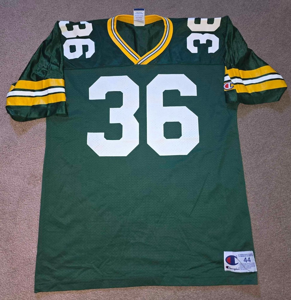 Vtg Leroy Butler Green Bay Packers Champion Football Jersey Sz 44 NO REAR #’s