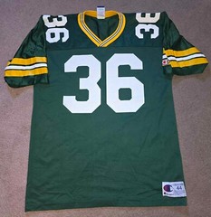 Vtg Leroy Butler Green Bay Packers Champion Football Jersey Sz 44 NO REAR #’s