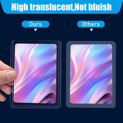 20 Pack 3X4 Inch Acrylic Cardholders with 10 Display Stands Hard Protectors f…