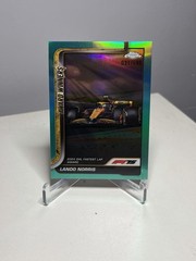 2025 Topps Chrome Formula 1 Lando Norris Award Winners Aqua/199 No.147