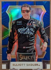 2017 Select Blue Prizm 107/199 In Person On Card Auto Elliott Sadler
