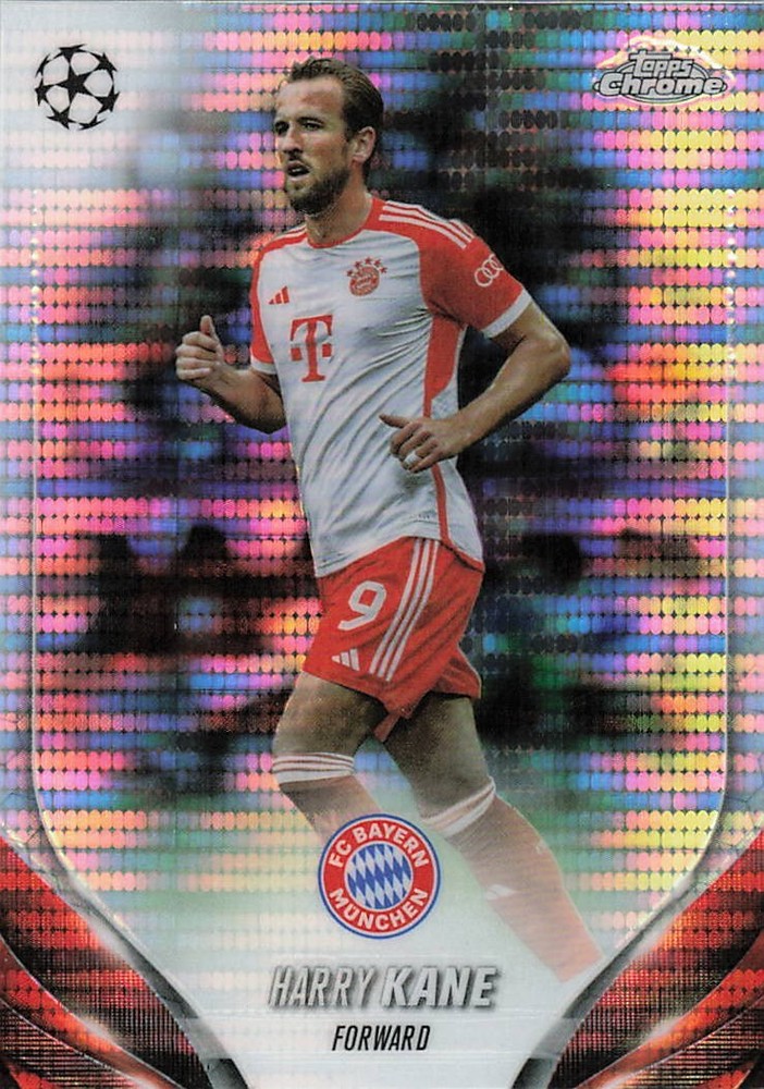2023-24 Topps Chrome UEFA Club Competitions – Harry Kane #50 Pulsar Refractor