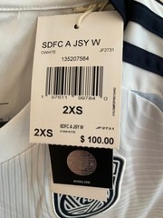 San Diego FC 2025/26 Away Jersey – WOMENS 2XS – Adidas – Retails $100 – NWT