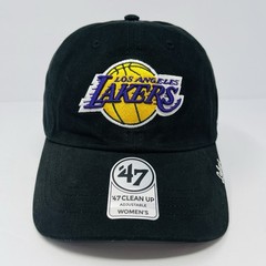 ‘47 Brand NBA Los Angeles Lakers Womens Adjustable Strapback Black Hat Cap NEW